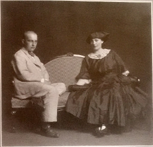 Сергей и Вера Елисеевы в Японии, лето 1916 г.