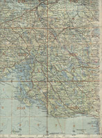 Ленинградская область. Карта 1939 г.