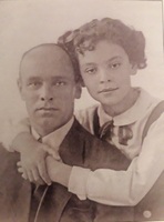 Георгий Анисимович Рудин с дочерью Наташей
