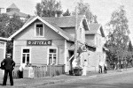 Автомастерская Хилтунена на Виертотие/пр.Ленина, после войны - аптека. Здание не сохранилось