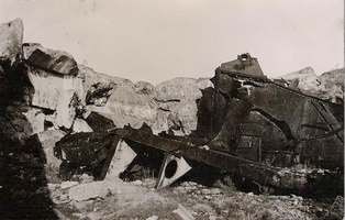 Форт Ино. Взорванные укрепления форта, фотомастерская Ино, 1930 г.(3)