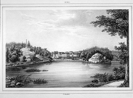Парк Монрепо на литографиях Ж. Жакотте, 1840 г.
