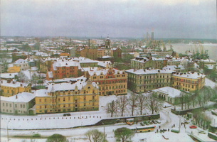 14. Выборг. Панорама средневековой части города.