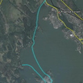 Схема маршрута (на базе сервиса Google Earth).