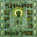 Икона Святого Николая Чудотворца, начало 19 века.