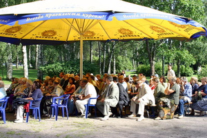 Выступление хоров из Финляндии 28.07.2005.