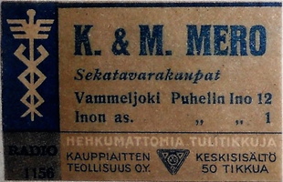 Vammeljoki Ino K M Mero 2