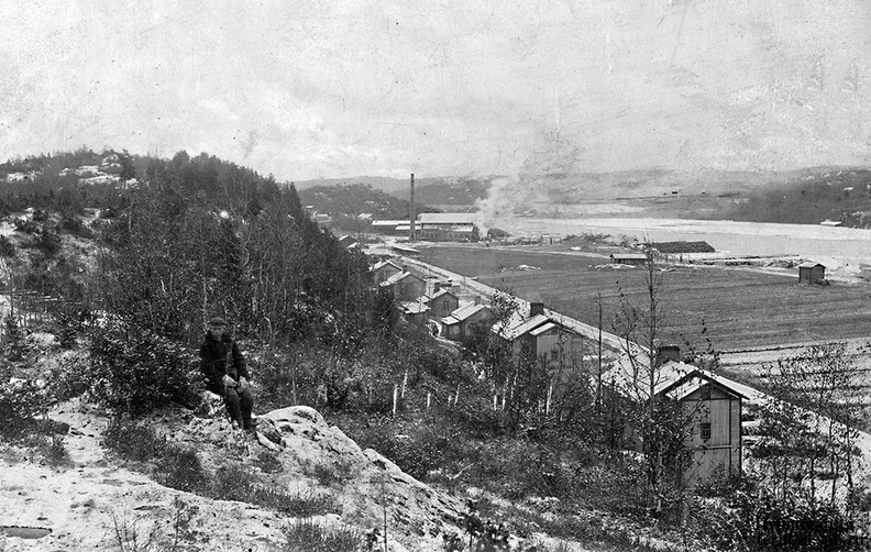 Вид на лесопилку Пеконлахти в Хийтола в начале 1900-х годов.jpg