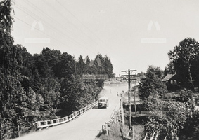 Ваммельсуу мост. вид к Терийокам 1930е (с автобусом)