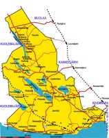 Уусикиркко карта волости (после 1925г.)