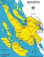 Карта волости Койвисто