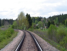 Перегон Кузнечное – Хийтола, участок севернее остановочного пункта 168 км