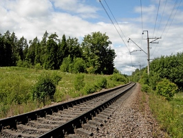 Перегон Приозерск – Кузнечное, участок от 141 до 152 км.