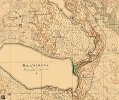 map Kaukjarvi Ahijarvi