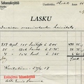 sr Uusikirkko Maamieskoulu bill 1917-1