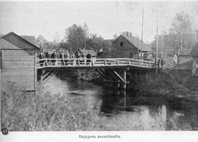 ah Rajajoki auto bridge 1922