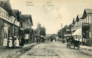 Терийоки. Терийокское шоссе (нижнее Виертотие), 1911 г.