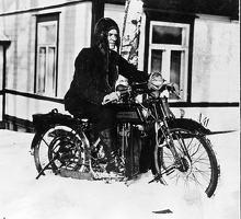 Лео Пильц — участник мотопробега по Финляндии 1924 г.