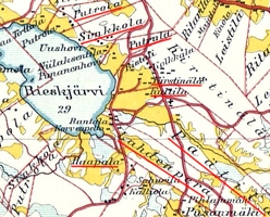 карта 1914г.. отпеч.1922г.-1