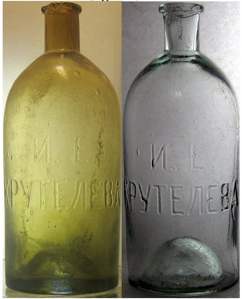 Бутылки от лака завода И.Е. Крутелева в Санкт-Петербурге.jpg