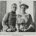 Хедвига-Мария фон-Мой с мужем 1914 после свадьбы