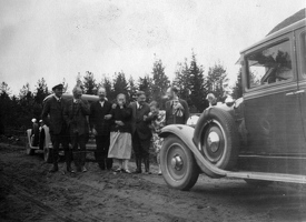 Стен К.В. с гостями 1929 Ваммельярви