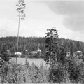 apk 2-12 пос.В.Долгое вид с противоп. стороны озера 1961