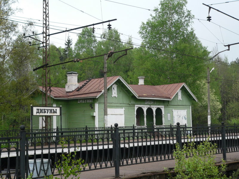 Станции и вокзалы на участке С.-Петербург-Финляндский – Зеленогорск: Дибуны, Песочная