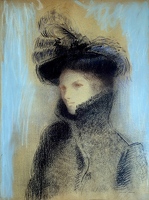 Одилон Редон, портрет М.С. Боткиной, 1900 г.